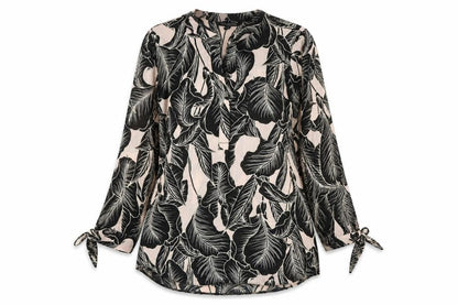 Womens UK Size 8 Debenhams Black Tunic Blouse