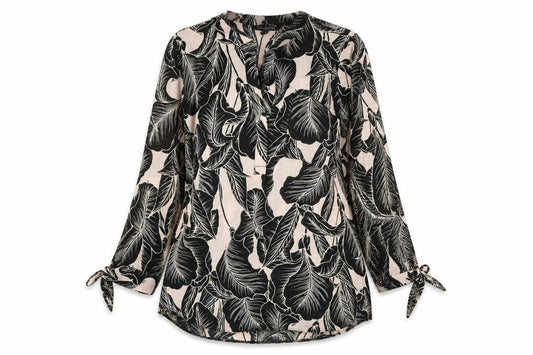 Womens UK Size 8 Debenhams Black Tunic Blouse
