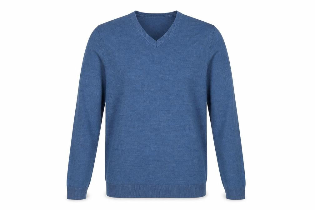 Mens UK Size M Marks and Spencer Blue Pullover Jumper