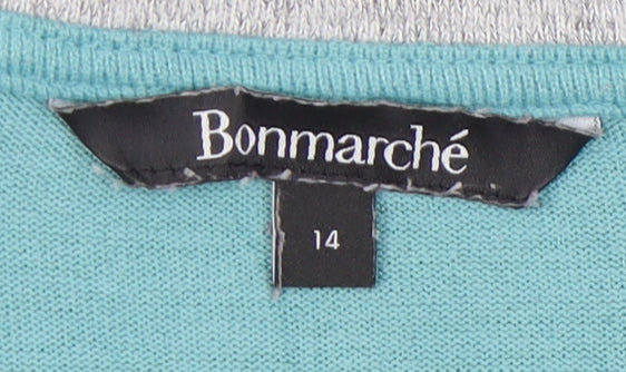 Womens UK Size 14 Bonmarché Multicoloured Pullover Jumper