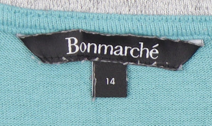 Womens UK Size 14 Bonmarché Multicoloured Pullover Jumper