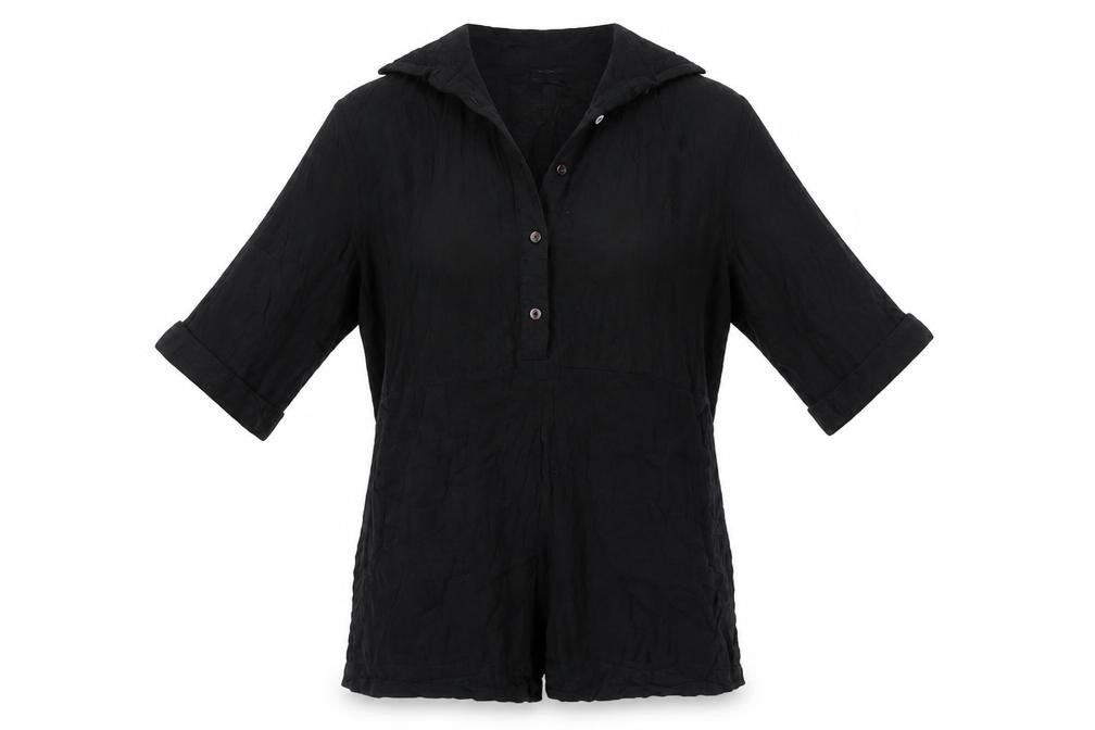 Womens UK Size 10 Nasty Gal One-Piece Black Playsuit