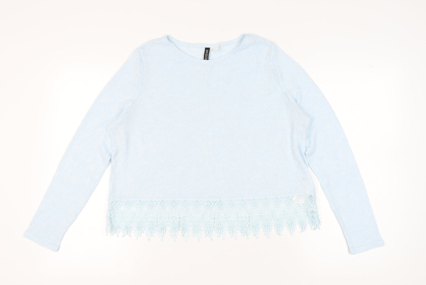 Womens UK Size L H&M Blue Pullover Jumper