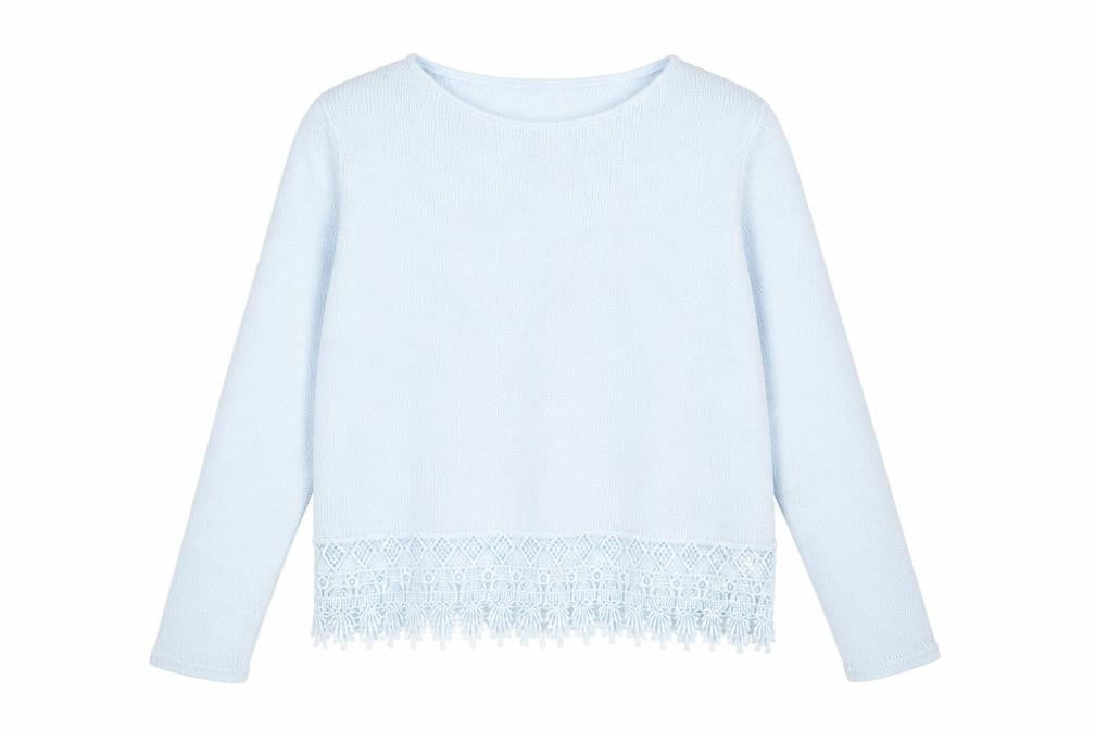 Womens UK Size L H&M Blue Pullover Jumper