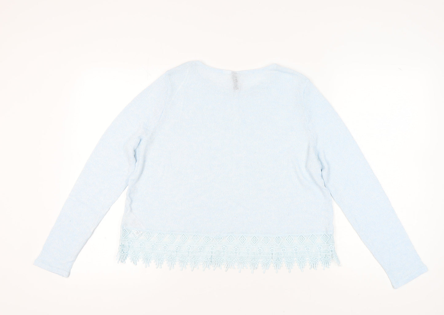 Womens UK Size L H&M Blue Pullover Jumper