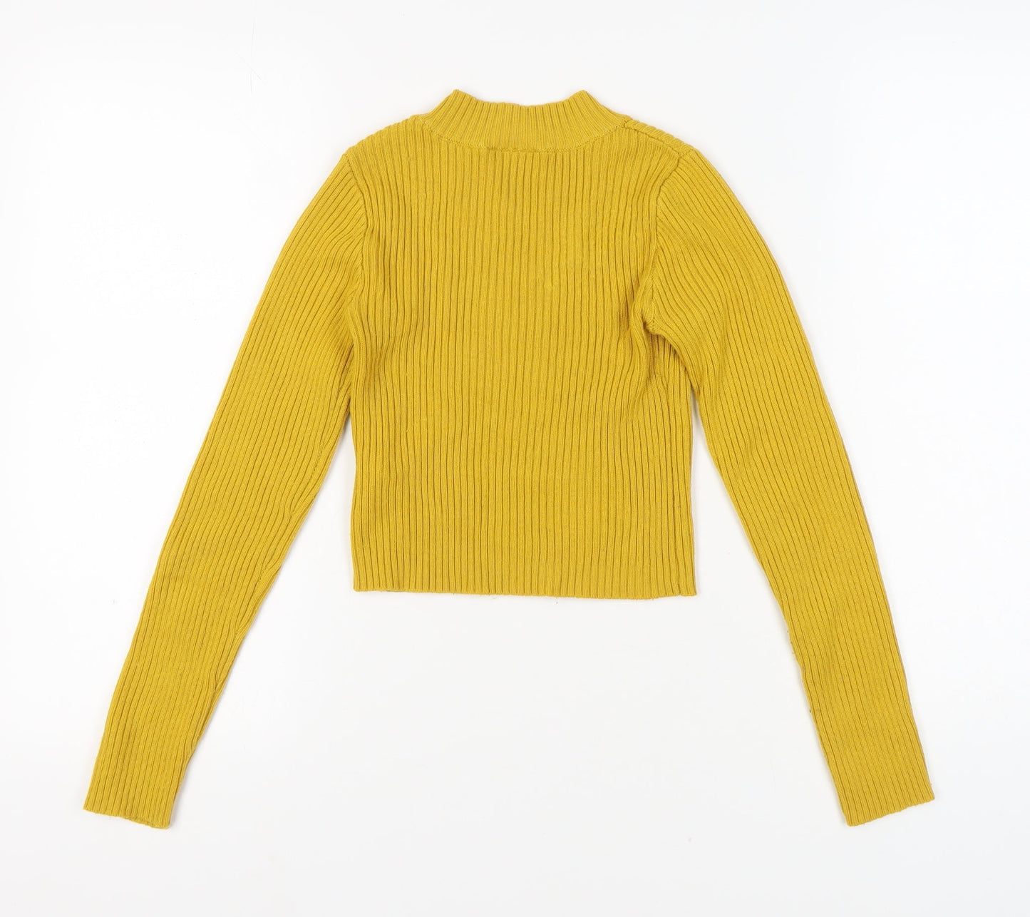 Womens UK Size 8 Topshop Yellow Pullover Jumper