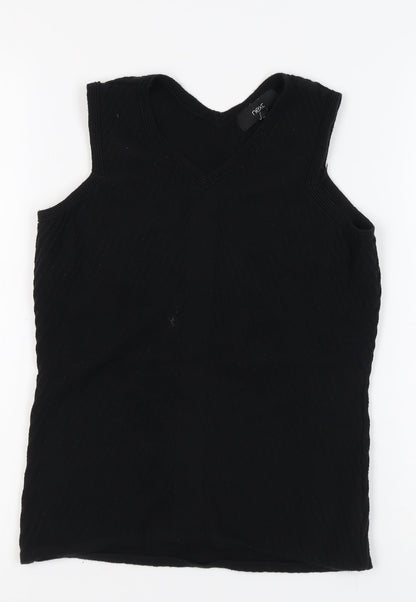 Womens UK Size 6 NEXT Black Basic Tank