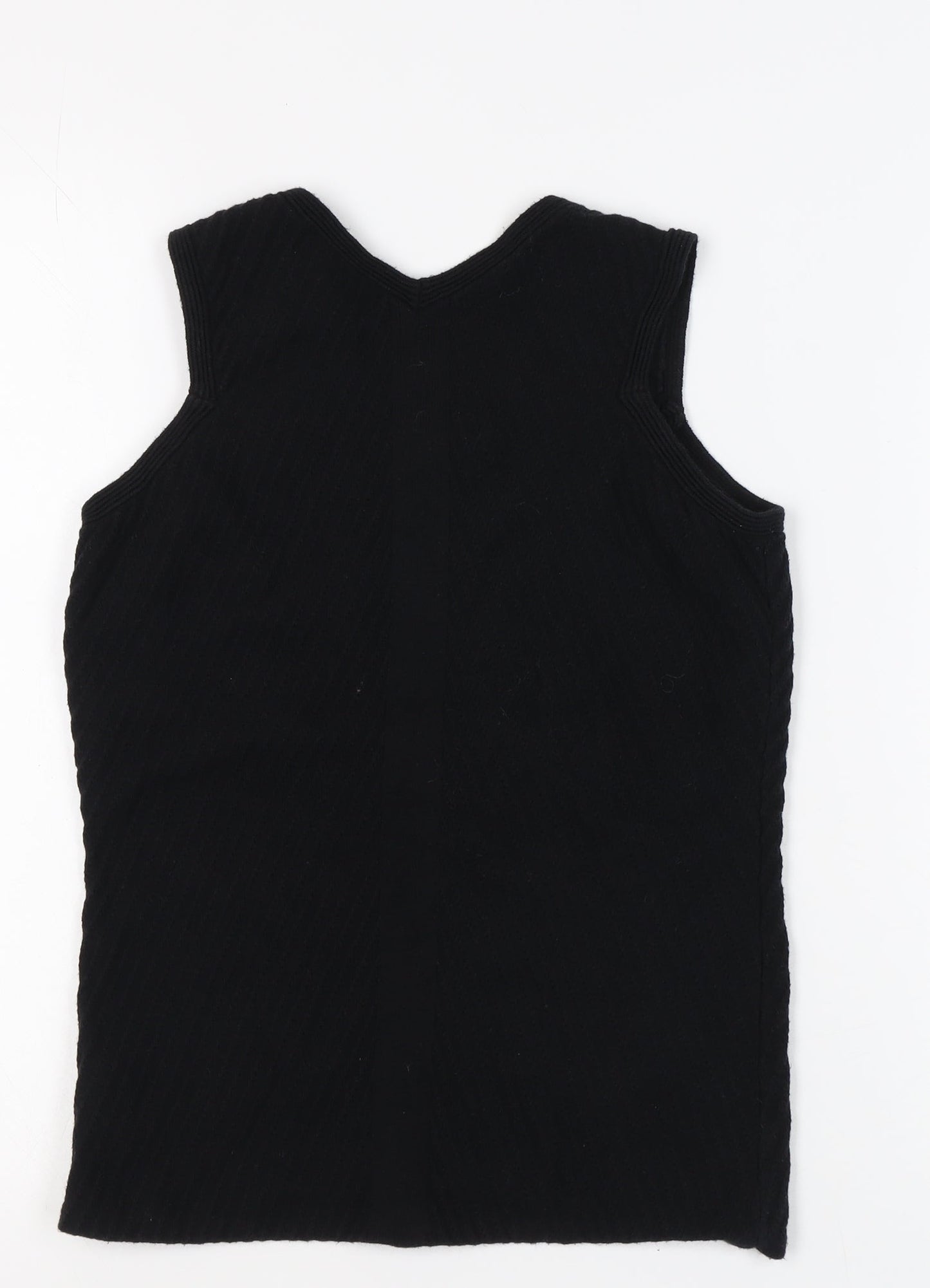 Womens UK Size 6 NEXT Black Basic Tank