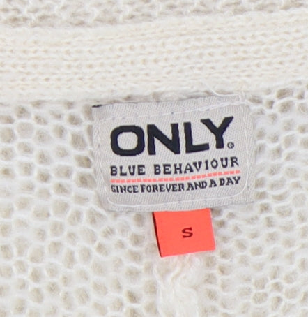Womens UK Size S Only Ivory Cardigan Jumper