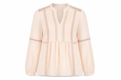 Womens UK Size 10 Marks and Spencer Pink Basic Blouse