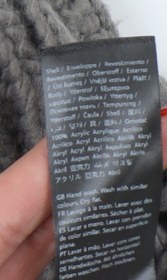 Womens UK Size 2XS NA-KD Grey Pullover Jumper