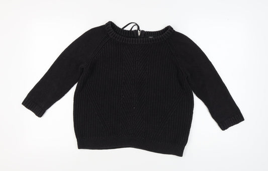 Womens UK Size 6 NEXT Black Pullover Jumper