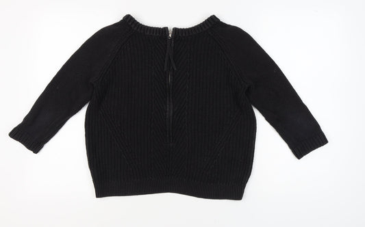 Womens UK Size 6 NEXT Black Pullover Jumper