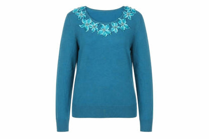 Womens UK Size L NEXT Blue Pullover Jumper