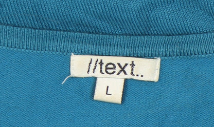 Womens UK Size L NEXT Blue Pullover Jumper
