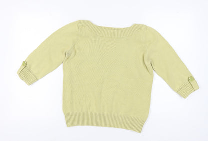 Womens UK Size 16 Marks and Spencer Green Pullover Jumper