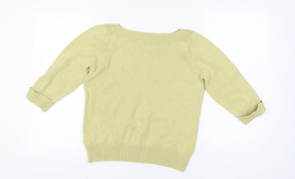 Womens UK Size 16 Marks and Spencer Green Pullover Jumper