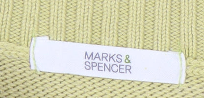 Womens UK Size 16 Marks and Spencer Green Pullover Jumper