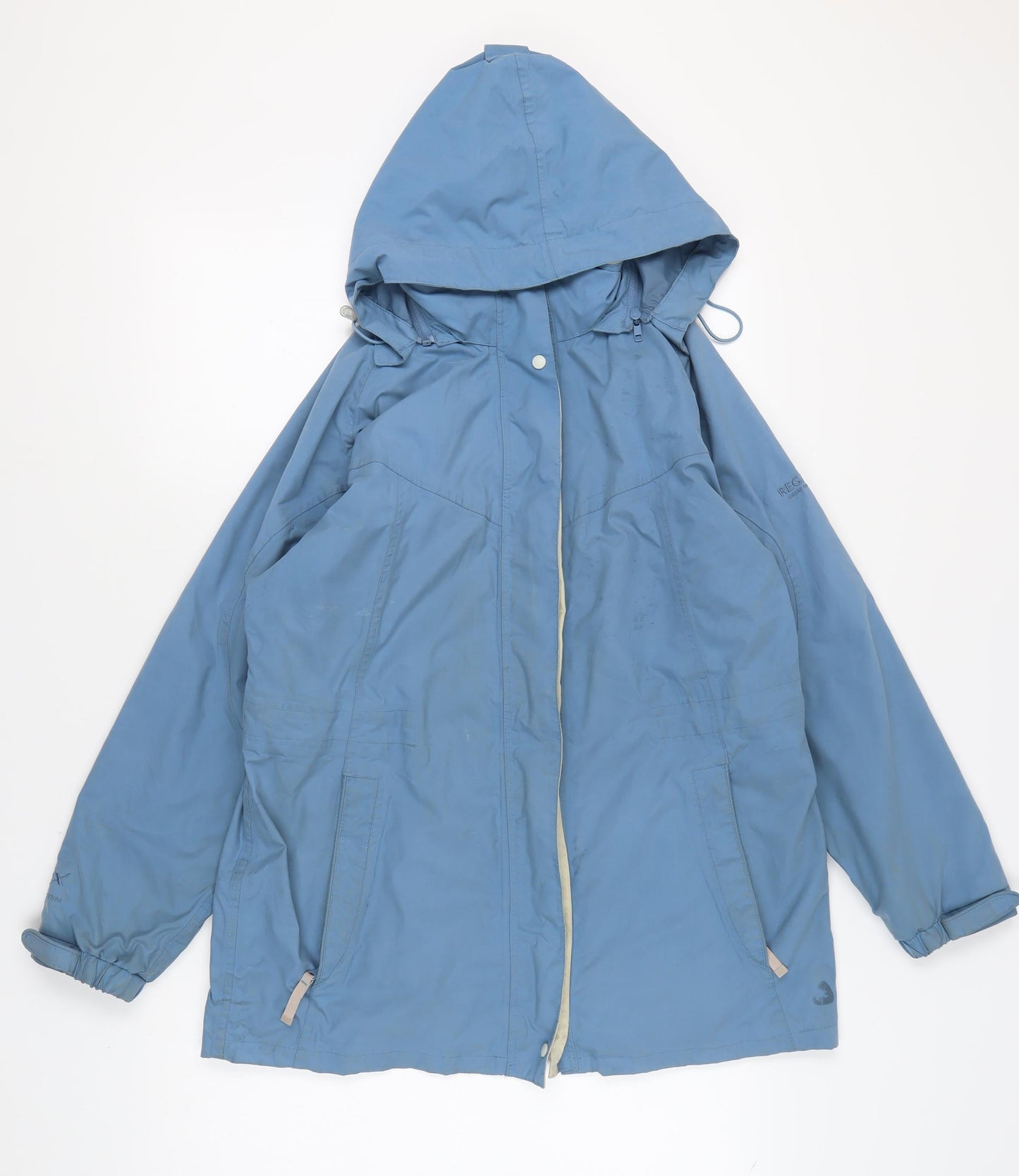 Womens UK Size 14 Regatta Blue Parka Coat