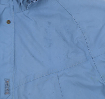 Womens UK Size 14 Regatta Blue Parka Coat