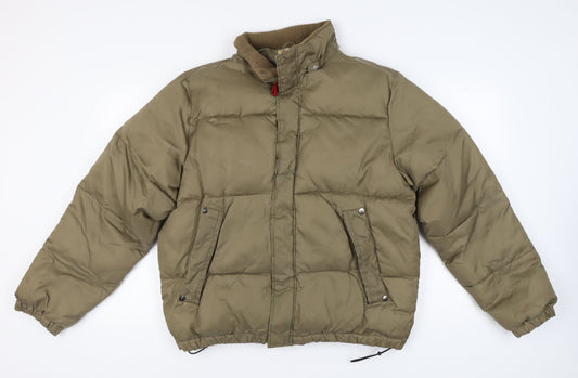 Mens UK Size XL Joe Browns Green Puffer Jacket