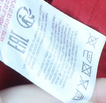 Tokyo Laundry Men's Red Crew Neck T-Shirt - Size L