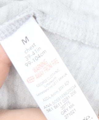 George Men's Super Mario Grey M T-Shirt