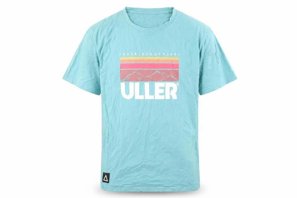ULLER Men's Blue Graphic Print T-Shirt, Size L