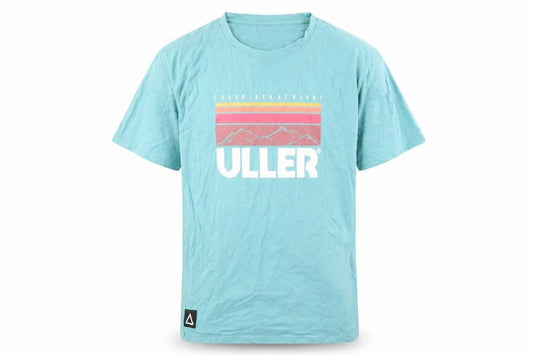 ULLER Men's Blue Graphic Print T-Shirt, Size L
