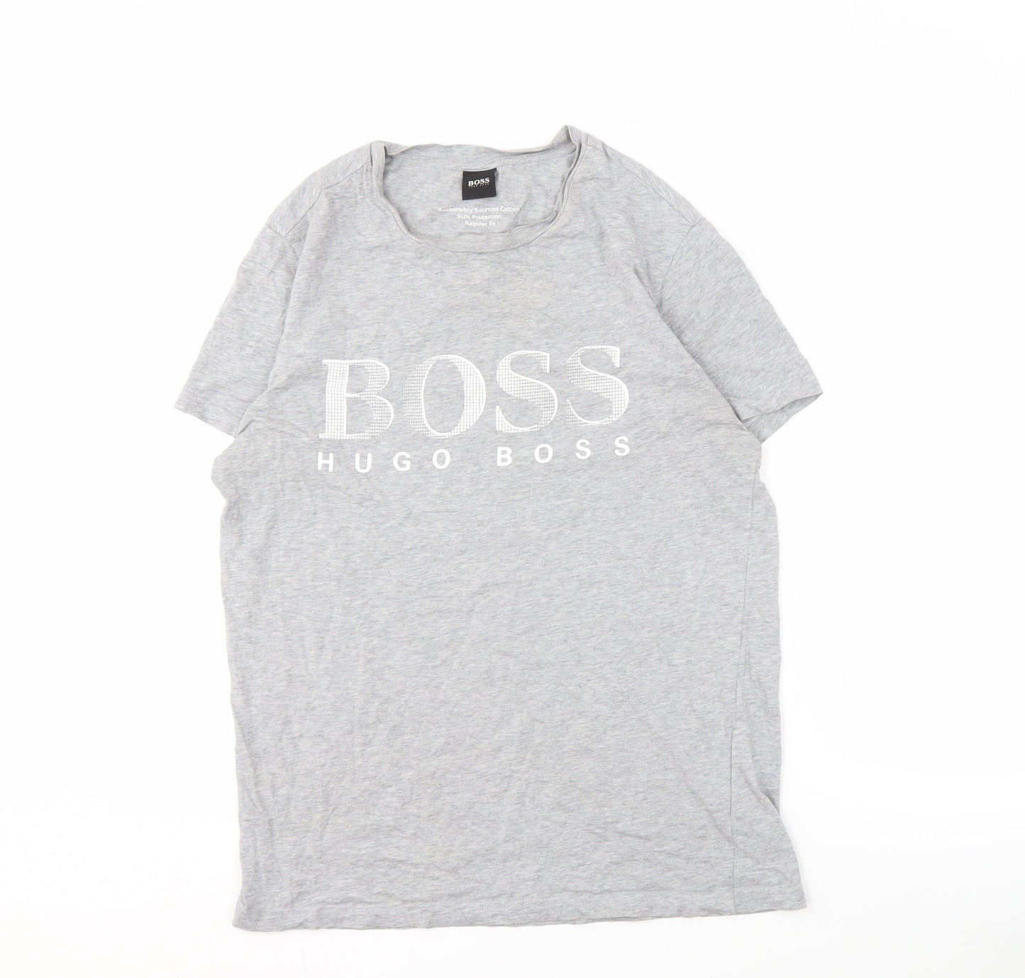 Mens UK Size S HUGO BOSS Grey  T-Shirt