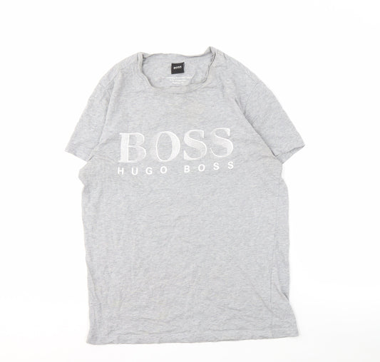 Mens UK Size S HUGO BOSS Grey  T-Shirt