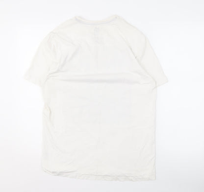 George Men's White PlayStation Graphic T-Shirt M