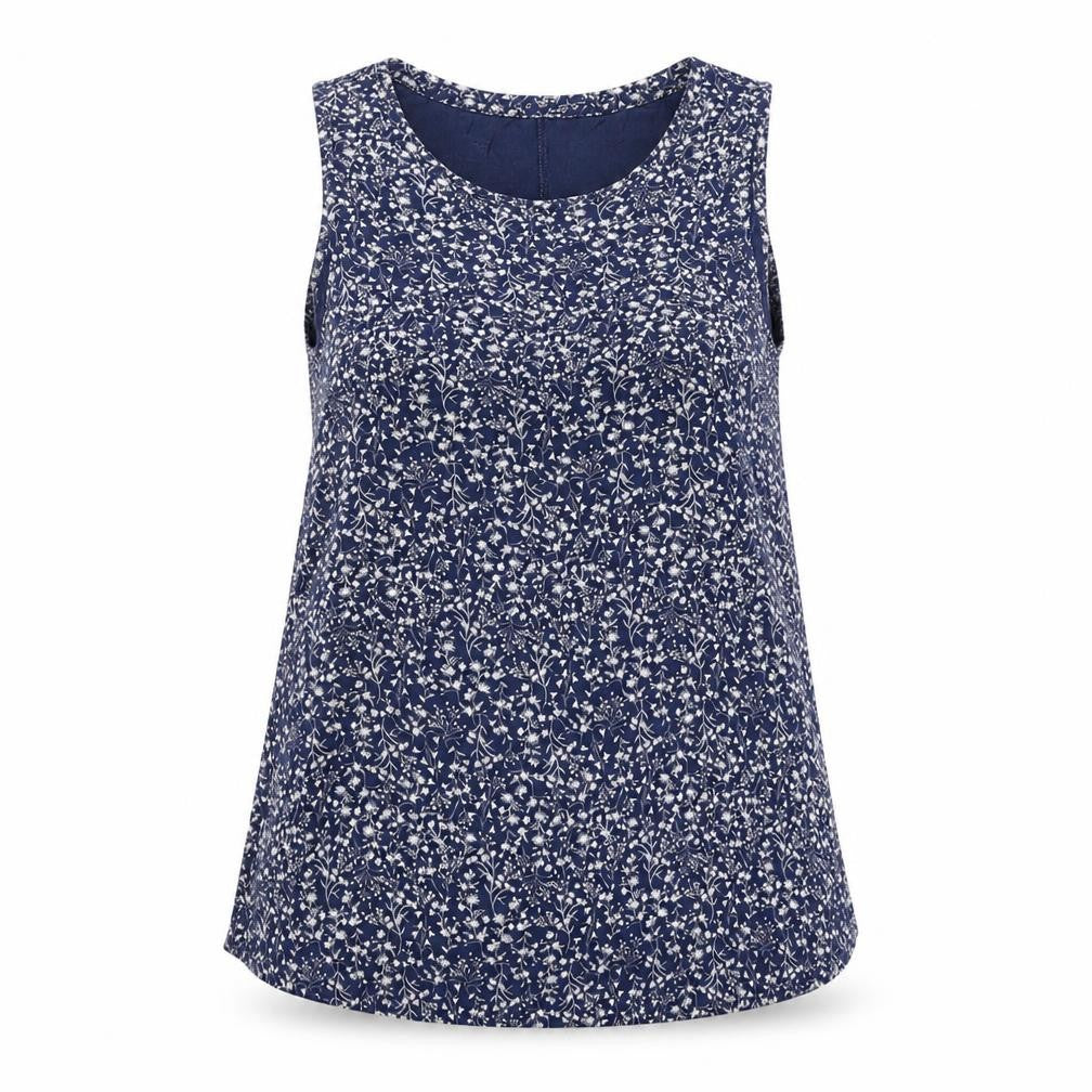 Womens UK Size M Old Navy Blue Basic Tank