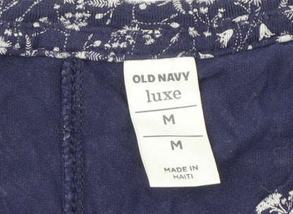 Womens UK Size M Old Navy Blue Basic Tank