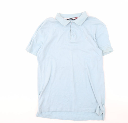 Kangol Men’s Blue Polo Shirt L Cotton Casual