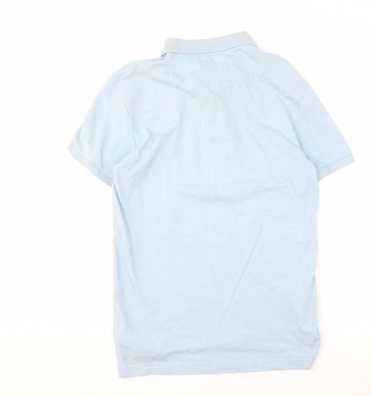 Kangol Men’s Blue Polo Shirt L Cotton Casual