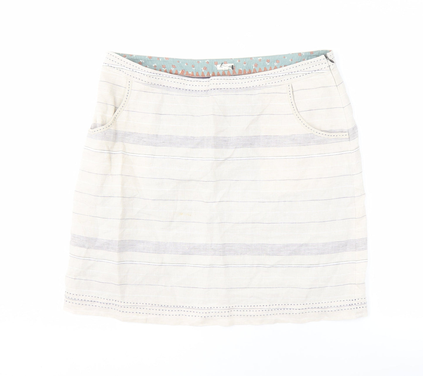 Womens UK Size 14 White Stuff Mini  Skirt