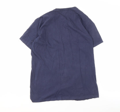 Threadless Men's Blue Geek T-Shirt M Graphic Print