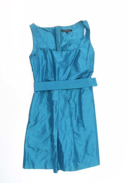 Coast Women's Blue A-Line Sleeveless Party Dress