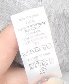 George Mens Grey PlayStation T-Shirt Size M