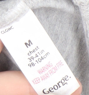 George Mens Grey PlayStation T-Shirt Size M