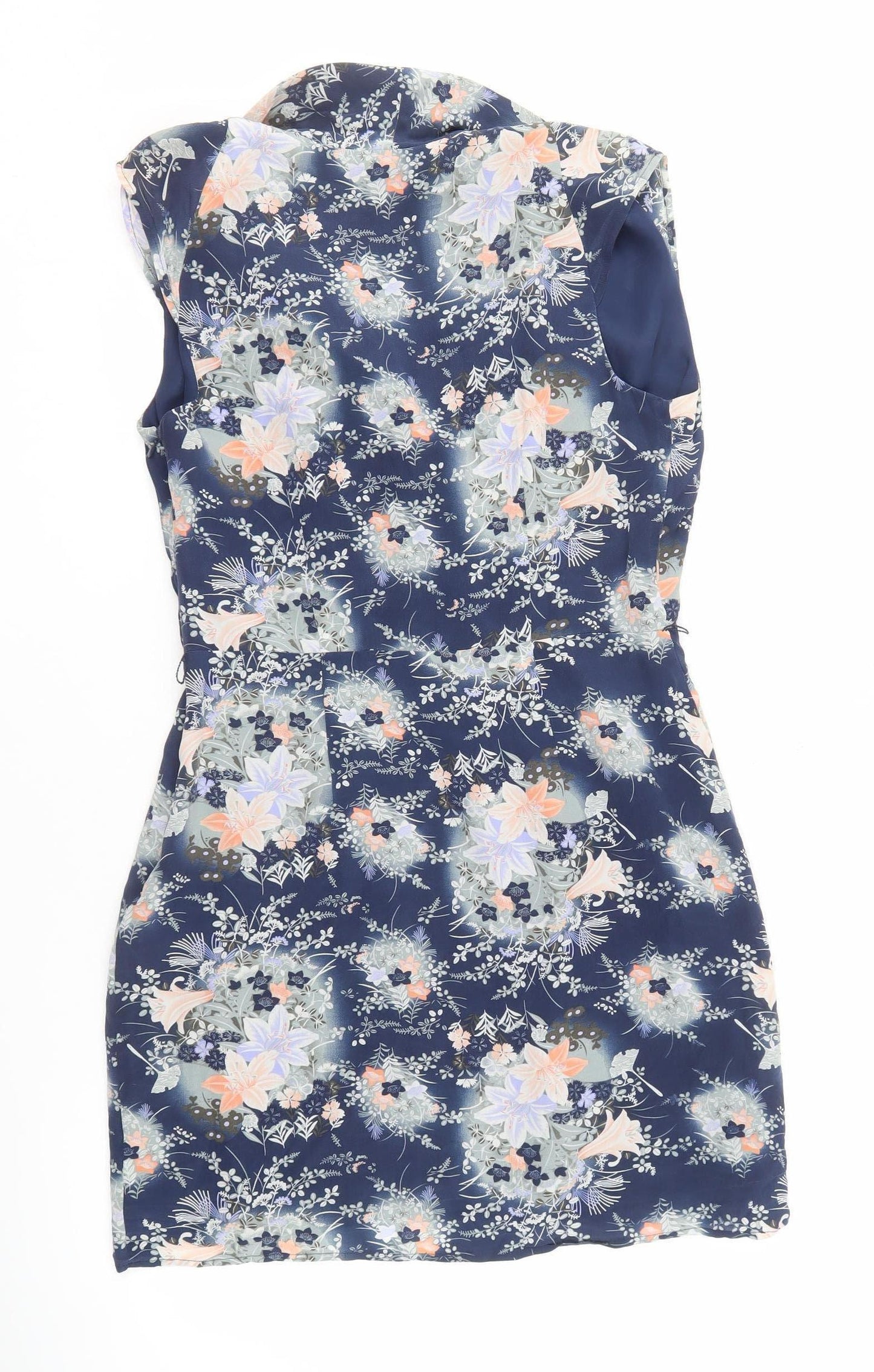 Oasis Silk Floral Dress Women's Multicoloured Size 12