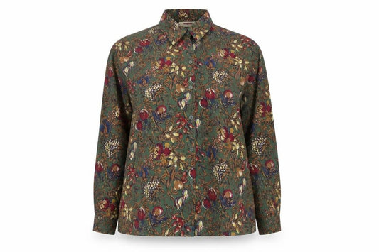 Pitlochry Women's Multicoloured Floral Button-Up Shirt