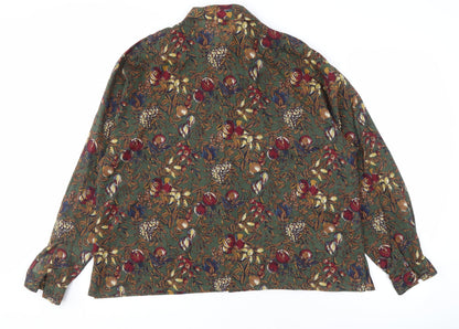 Pitlochry Women's Multicoloured Floral Button-Up Shirt