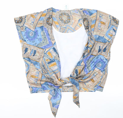 Womens UK Size 18 C&A Multicoloured Wrap