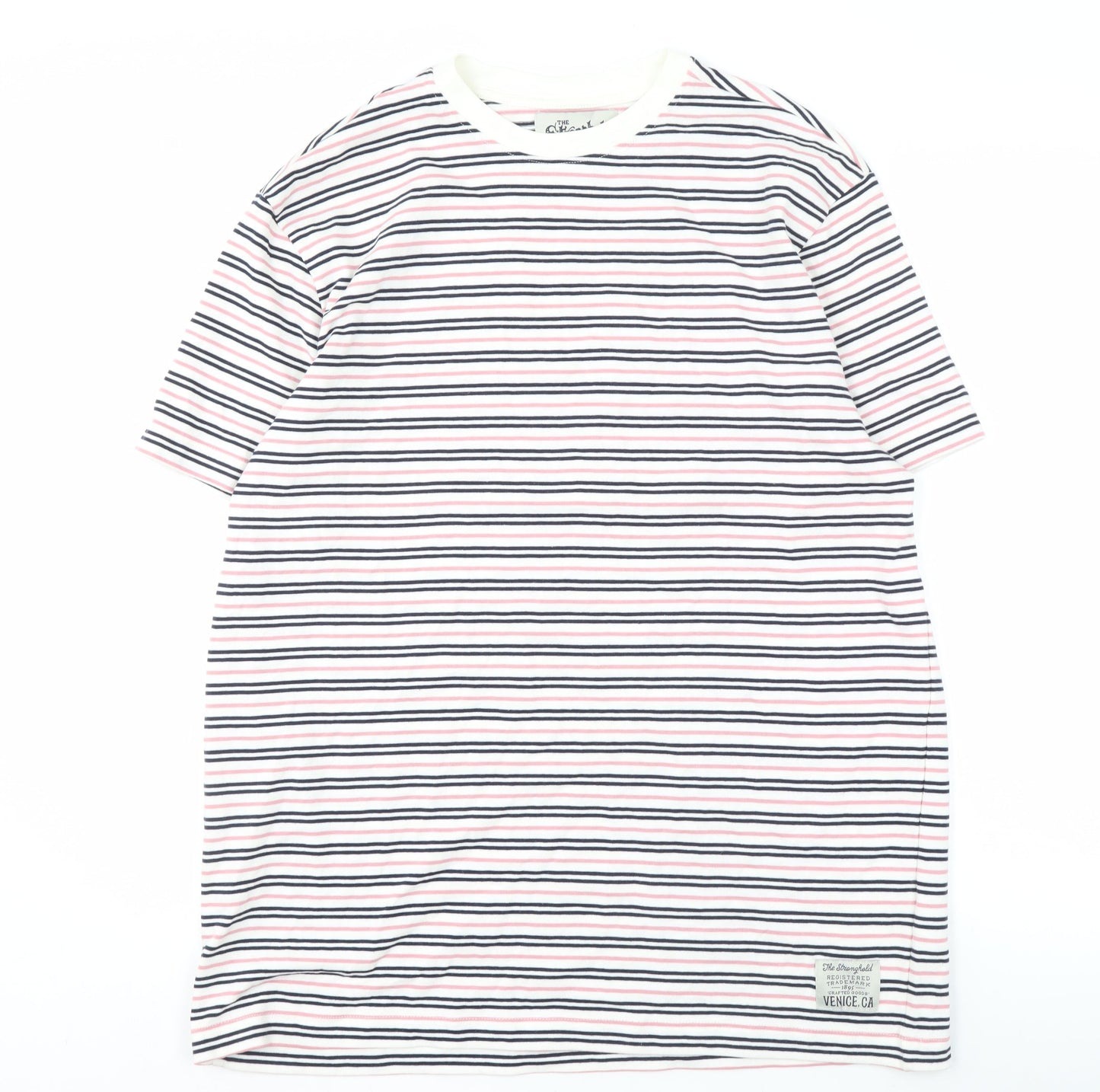 The Stronghold Men's XL Multicoloured Striped T-Shirt