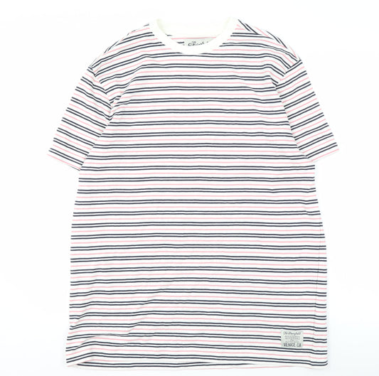 The Stronghold Men's XL Multicoloured Striped T-Shirt