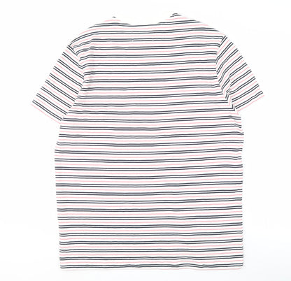 The Stronghold Men's XL Multicoloured Striped T-Shirt