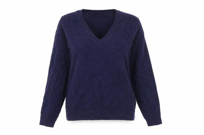 Womens UK Size 10 Zara Blue Pullover Jumper