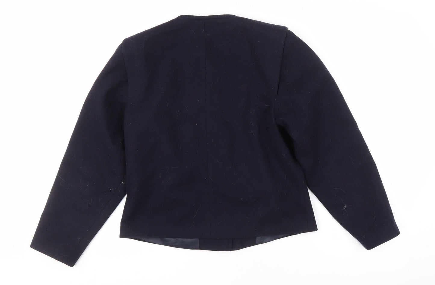 Alexon Women's Black Wool-Blend Buttoned Jacket